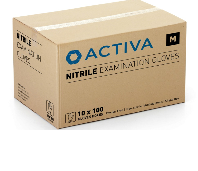 ACTIVA Nitrile Examination Gloves